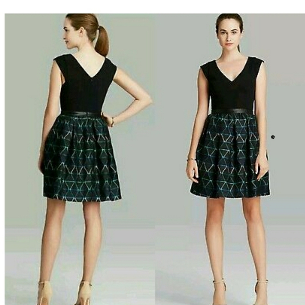 ABS BY ALLEN SCHWARTZ black evening  dress